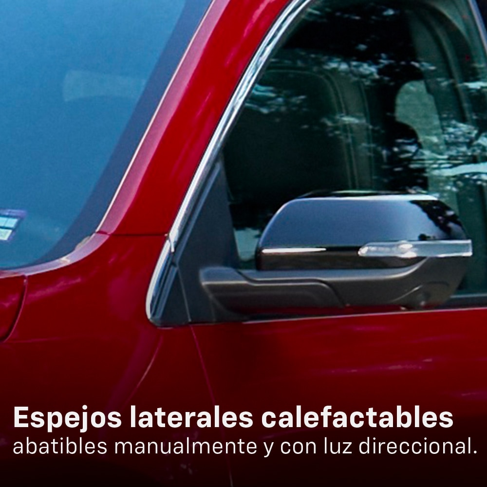 Nueva Chevrolet Traverse 2024, camioneta familiar con espejos laterales calefactables, eléctricos y con luz direccional